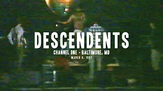 Descendents - Live at Channel One - 1987 (full set + soundcheck)