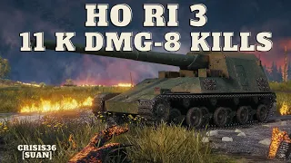 Ho-Ri 3 - 11 K Damage / 8 Kills - WOT Gaming Replays