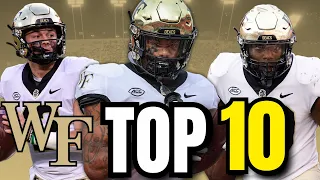 Wake Forest Demon Deacons TOP 10 Football Players for 2023