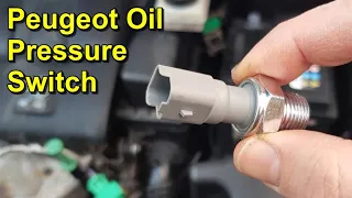 Replacing the Oil Pressure Switch on a Peugeot 307