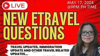 🔴 LIVE FREQUENTLY ASKED QUESTION ON THE NEW ETRAVEL | WHY ETRAVEL GET SO MUCH HATE FROM TRAVELERS?