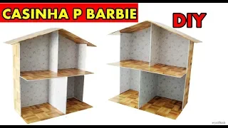 💖COMO FAZER CASINHA P BONECA BARBIE/PAPELÃO/DOLL HOUSE