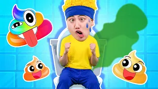 Rainbow Poo Poo Song 💩🌈 Wolfoo Song - Nursery Rhymes and Kids Songs