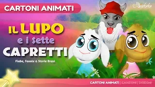 Il Lupo e i Sette Capretti storie per bambini - Cartoni Animati - Fiabe e Favole per Bambini