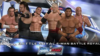 6 - Man Battle Royal | WWE Smackdown vs Raw 2006 | PCSX2 Emulator