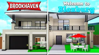 Making a BROOKHAVEN House in Bloxburg!
