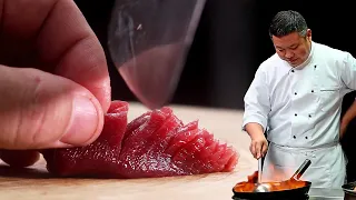 Amazing Knife Skills - Flower Blossom Cutting by Masterchef • TasteLife