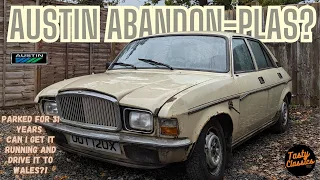 Off The Road For 31 Years - Can I Bring It Back To Life And Drive It To Wales?