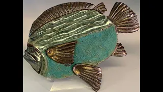 How to make a clay fish wall relief in just 26 minutes.