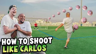 ROBERTO CARLOS SHOWS US HIS FREE KICK