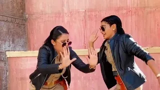 Maddam Sir Haseena Malik and Karishma  Singh || Kacha Badam Dance || location fun