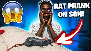 RAT PRANK ON DARION TOO FUNNY...