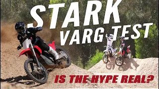 Stark VARG Test Day - First time riding the new ELECTRIC bike!!