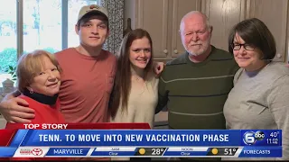 Locals prepare for Phase 1c vaccinations in Tennessee