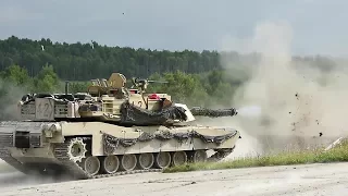 M1A2 Abrams Fire Power Show Off - Combined Arms Live Fire Exercise CALFEX