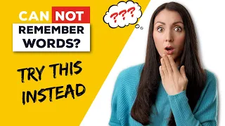 How To Learn Vocabulary Effectively - So That You REMEMBER It!