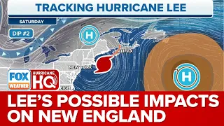 Lee Likely To Impact New England Coast With Gusty Winds And Heavy Rain