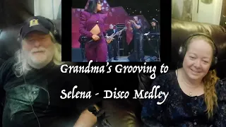 Selena - Disco Medley GROOVIN MEMORIES Grandparents from Tennessee (USA) react - first time reaction