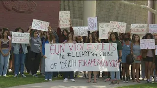 San Diego students walk out of school in protest after Texas mass shooting