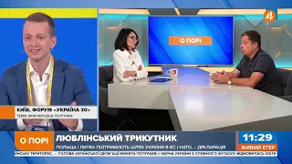 Україні слід використовувати підтримку Польщі та Литви, — Маньковський про Люблінський трикутник