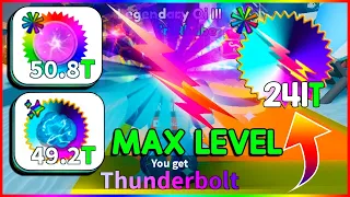 Max Level Thunderbolt EXOTIC | Magic Orb SHINY++ & Thunder Energy Shiny+ | Weapon Fighting Simulator