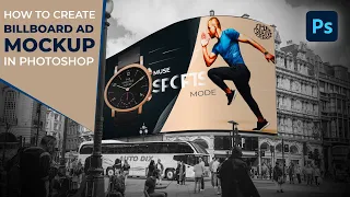 How to Create Billboard Ad Mockup in Photoshop | Trending Photoshop Tutorial