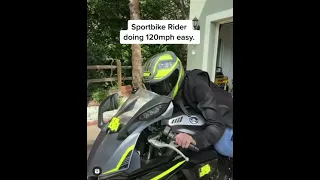 Speeding on a sport bike vs a naked bike