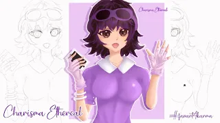 Art Contest Entry for @kqrma_ | #fanart4karma | Charisma Ethereal | Mobile and finger drawing!