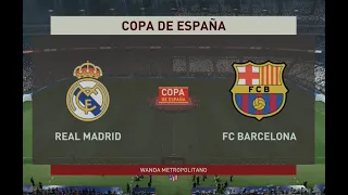 FIFA 22 XBOX SERIES X GAMEPLAY - REAL MADRID VS FC BARCELONA Copa de Espana - 4K / 60FPS