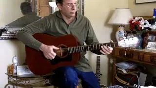 Guild D25 finger picked blues.