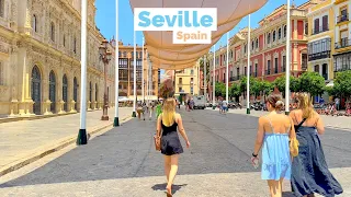 Seville, Spain 🇪🇸 | August 2023 | 4K-HDR Walking Tour