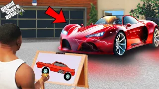 Franklin Using Magical Painting To Find The Powerful & Rare God Car In Gta V