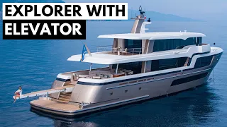 $16,000,000 2022 VAN DER VALK EXPLORER Lady Lene 34M YACHT Fast SuperYacht Tour