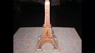 3D puzzle । Eiffel Tower.. making