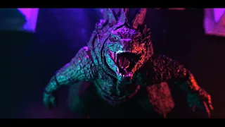 Godzilla vs Kong - Hong Epic Kong Fight stop motion