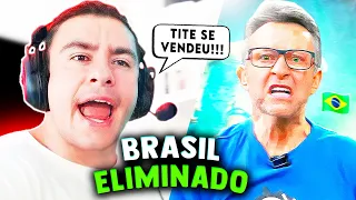 SUPER XANDÃO REAGINDO - BRASIL ELIMINADO DA COPA DO QATAR!!!