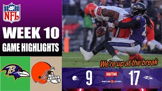 Baltimore Ravens vs Cleveland Browns FULL GAME 2nd QTR (11/12/23)  Week 10 | NFL Highlights 2023