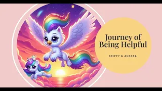 Bedtime Story: Journey of Helpful Griffin and Unicorn