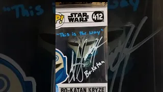 Autographed Bo-Katan Funko Pop Katee Sackhoff