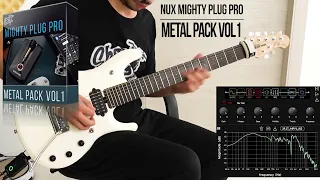 NUX Mighty Plug Pro / Mighty Space Patches | Metal Pack vol1 | Playthrough Demo