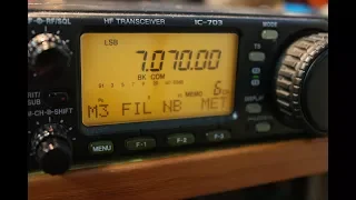 ICOM IC-703 на вход прилетело 100Вт (repair)