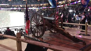 Blue jackets cannon fires after win