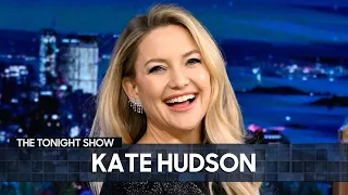 Kate Hudson Reveals She's Recording a Record and Details about Glass Onion | The Tonight Show