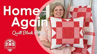 Quilty Pillows from Quilt Blocks! Favorite way to finish Single Quilt Blocks