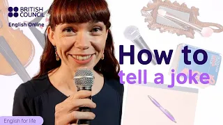 How to tell a joke in English