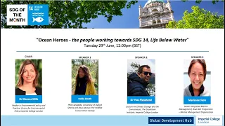 Ocean Heroes - the people working towards SDG 14, Life Below Water