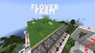 Easy flover farm - Minecraft 1.16.4