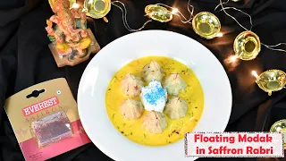 Floating Modak in Saffron Rabri | Everest Saffron | Ganesh Chaturthi special