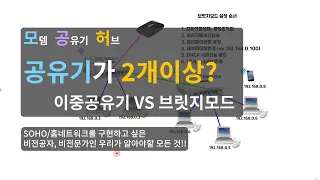 이중공유기vs브릿지모드 // 모공허_6