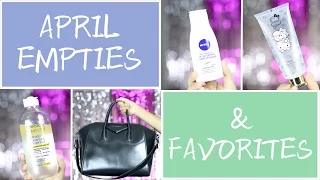 April Empties and Faves